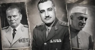 نهرو وتيتيو وعبد الناصر